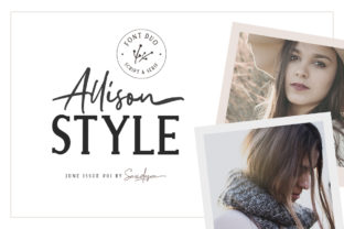 Allison Style Duo: The Serif & Script Combo for Modern Branding