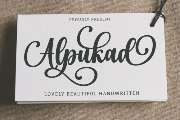 Alpukad: The Handwritten Font That Feels Like a Warm Welcome