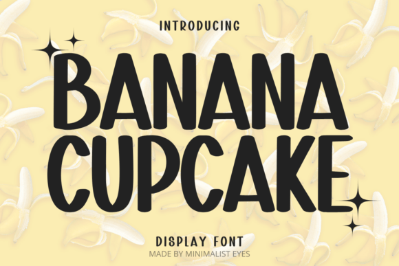 Banana Cupcake: A Font That Feels Like a Celebration