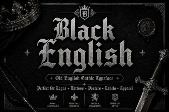 Black English: Where Gothic Grandeur Meets Modern Design