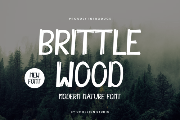 Brittle Wood: A Font with a Hand-Drawn Soul for Authentic Branding