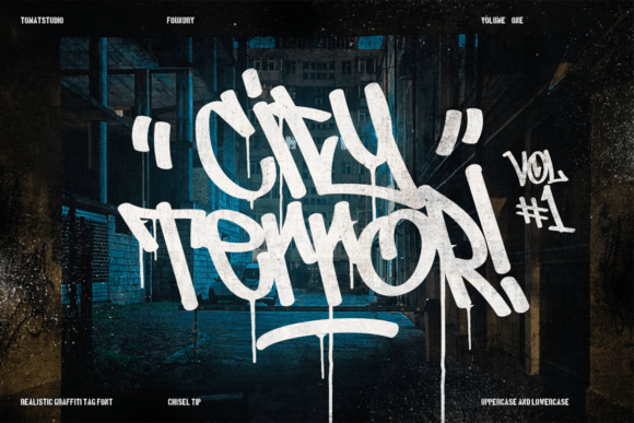City Terror: The Street-Style Font for Authentic Branding