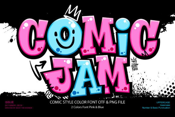 Comic Jam: A Bold Font for Vibrant Creative Projects
