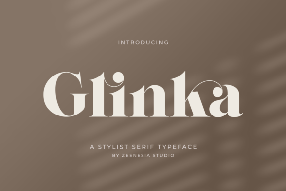 Glinka: The Bold Serif That Commands Attention