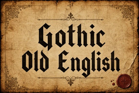 Gothic Old English: A Blackletter Font for Bold Brands