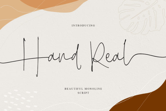 Hand Real: A Modern Script for Authentic Branding
