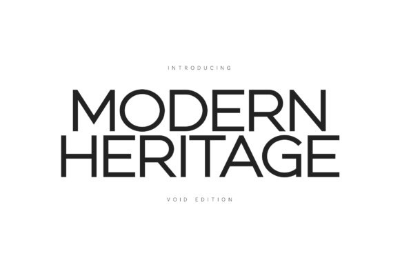 Modern Heritage Void Edition: A Study in Sharp, Negative Space