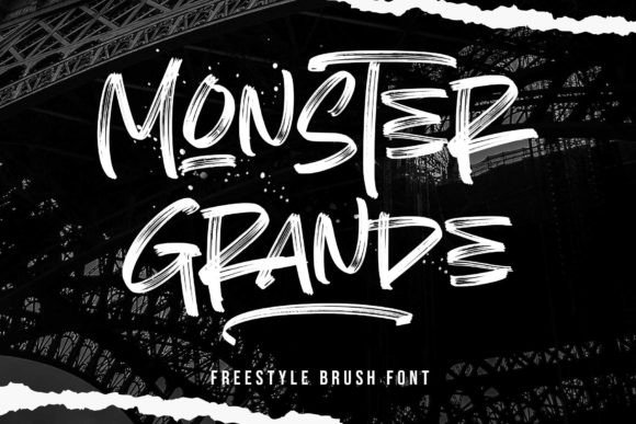 Monster Grande: The Bold, Hand-Drawn Typeface That Commands Attention