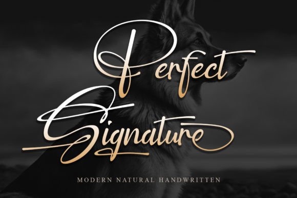 Perfect Signature: The Handwritten Font for Authentic Branding