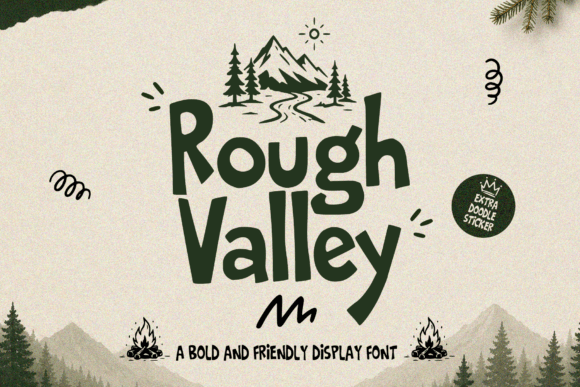 Rough Valley: A Bold, Friendly Font for Adventure-Driven Design