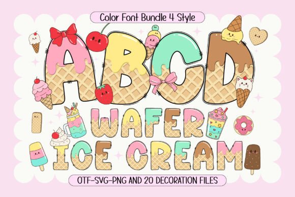 Wafer Ice Cream: A Sweet Typeface for Playful Branding
